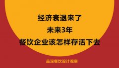 經(jīng)濟衰退來了，未來3年餐飲企業(yè)該怎樣存活下去？